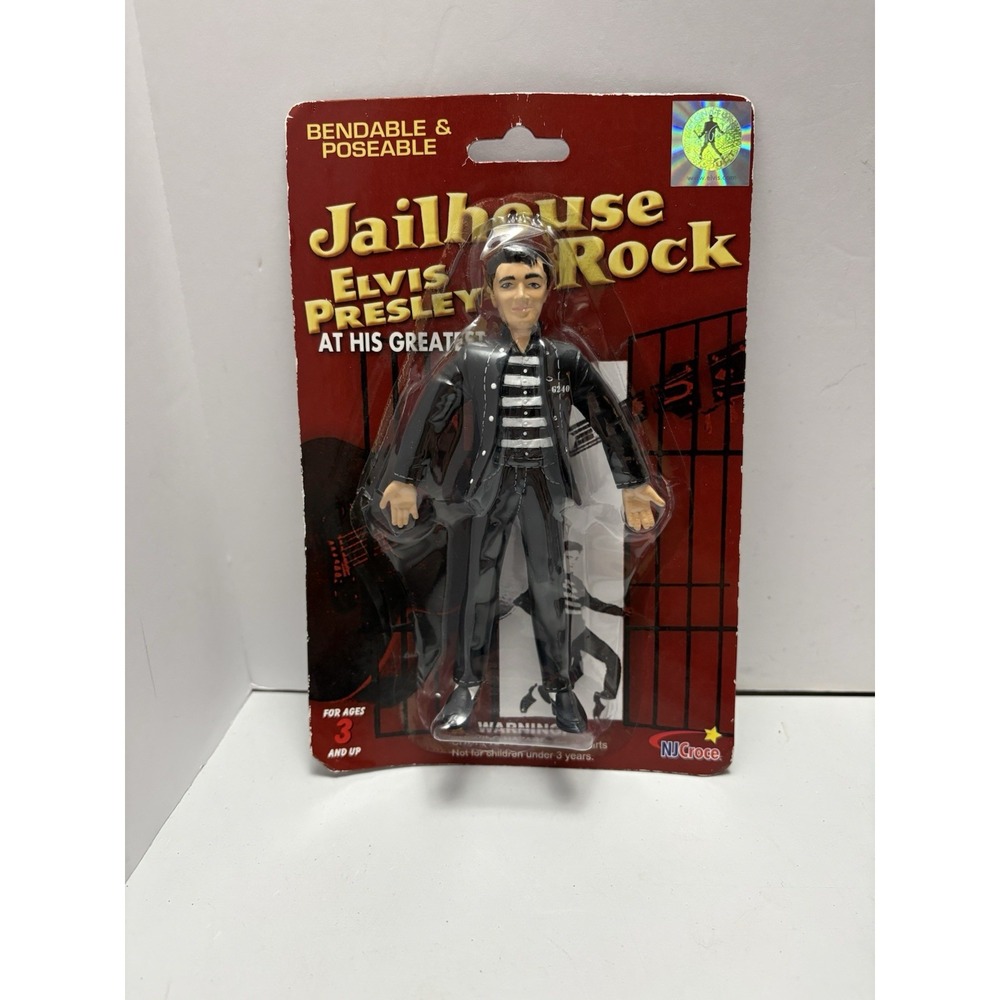 Elvis Jailhouse Rock Bendable Jc Croce Rare Figure Vintage Collectible